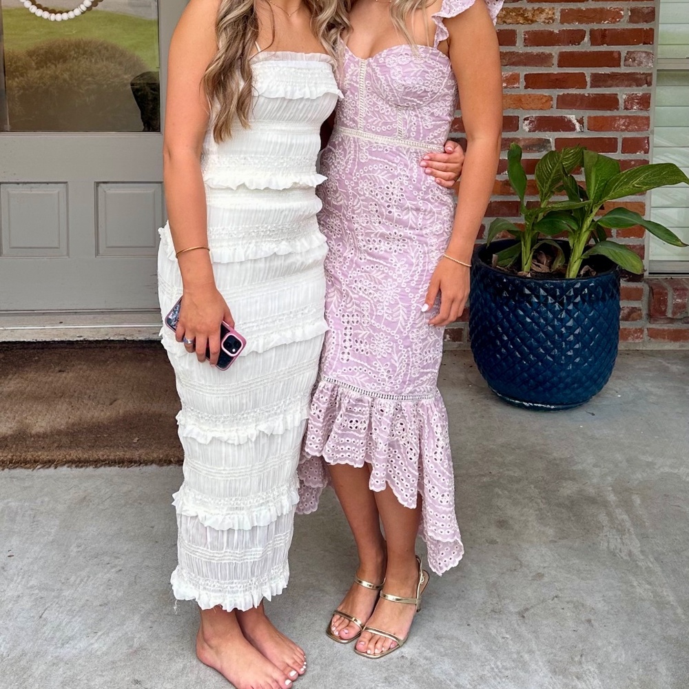 Mauve lace dress size 0 Nordstrom , worn 1